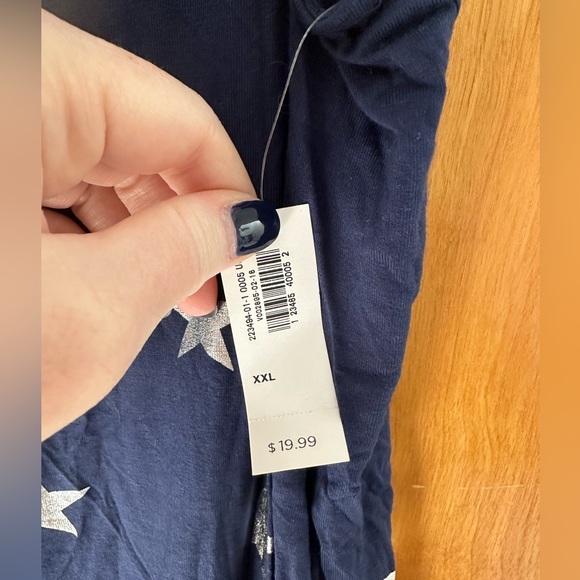 Old Navy Star-Spangled navy tank, size XXL NWT - Picture 4 of 5